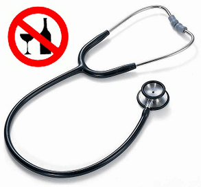 Stéthoscope abandonnant les mauvaises habitudes contre l'hypertension artérielle